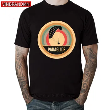 Retro Parapantism tricou barbati Vintage Parapanta T-shirt de sex masculin Paramotor Parasuta tee shirt sky diving tricou sky diver îmbrăcăminte