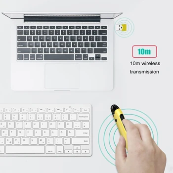 Reîncărcabilă Mâna Dreaptă și Mâna Stângă 1200 DPI, 2.4 G Wireless USB Mouse-ul Touch Pen