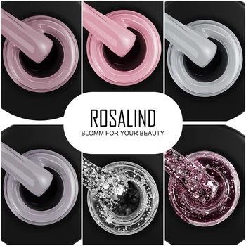 ROSALIND Gel lac de Unghii Set Toate pentru Set Manichiura Nail Art Design profesional UV top strat de baza de Unghii Kit Gel de unghii Set