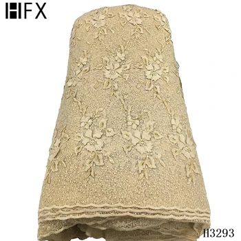 Roz Africane tesatura dantelă,flori brodate net dantela,de înaltă calitate Nigerian dantela tesatura cu piatră pentru rochie de mireasa H1181