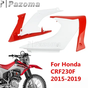 Roșu Alb Motocicleta de Motocros, Supermoto Carenajele de Plastic de la Radiator Capace Laterale Fata Spoiler Acoperire Pentru Honda CRF230F-2019