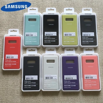 Samsung Capac de Silicon de Caz Pentru Galaxy S10+ S20+ S10 S10E Lite S8 S9 S10 Plus S20 S20 Ultra S10 5G Nota 8 9 10 S7 Edge Plus
