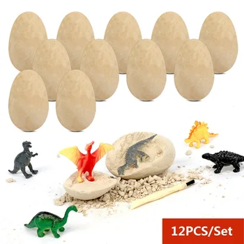 Sape Ou de Dinozaur 12BUC DIY Săpat Fosile Jucarii Dino Ou Noutate Favoruri de Partid Jucarii Copii Științifice Miniere