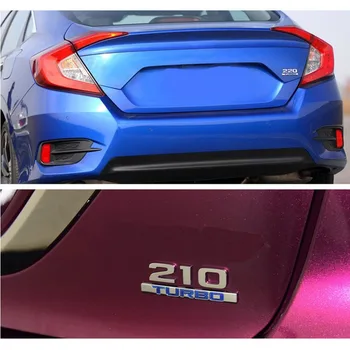 Scrisori Numărul Autocolant Insigna Decorare Auto Pentru Honda Jazz se Potrivesc de Jad Insight, Civic, Accord, CRV CRZ H-RV 210 220 Turbo Emblema Decal