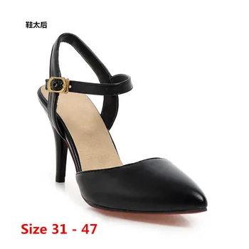 Sexy Stilet Pantofi Petrecere de Nunta Tocuri inalte Femei Pantofi cu Toc Doamnelor Pompe Tocuri Femeie Pantofi Mici de Dimensiuni Mari 31 - 47