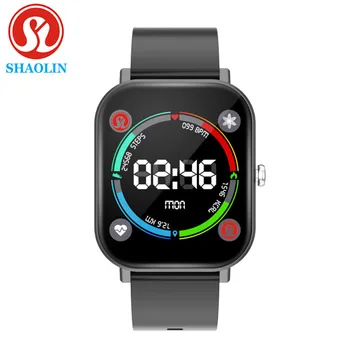 SHAOLIN Ceas Inteligent Bărbați BluetoothMen Tensiunii Arteriale Smartwatch Rotund Femei Ceas pentru apple, android watch Sport Tracker WhatsApp