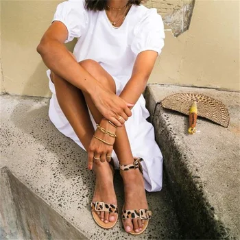 Siddons Femei Pantofi De Vara 2020 Gladiator Sandale Pentru Femei Usoare Cataramă Pantofi De Designer, Femeie De Epocă Negru Sandale Feminine