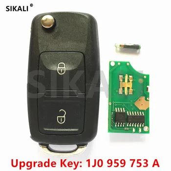 SIKALIS a face Upgrade Masina Telecomanda Cheie cu Cip ID48 pentru Skoda 1J0959753A 5FA8137-00 Octavia am 1997 1998 1999 2000 2001