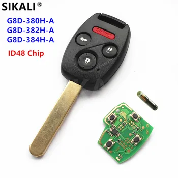 SIKALIS Telecomanda Cheie Auto pentru Honda Accord, CR-V HR-V se Potrivesc City Jazz Odyssey Civic Auto Control Alarmă Cip ID48