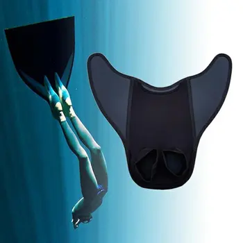 Sirena aripioare inot rață înotătoare de Cauciuc Scurte Aripioare de Înot Dimensiune Universală Aripioare Reglabile Neutru Inotatoare
