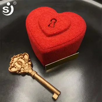SJ Mucegai Silicon Forma de Inima Tort Mousse de Mucegai Diy Silicon Bakeware 8 Cavitatea Alb Pentru Tava de Copt