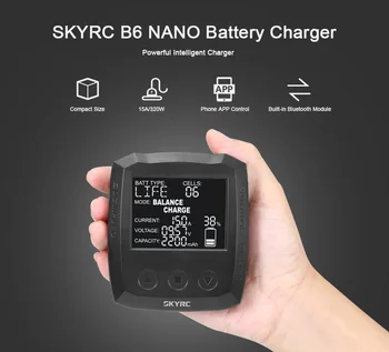 SKYRC B6 nano LiPo Baterie Încărcător Descărcător de 15A/320W DC Încărcător pentru Viață/ Lilon/ LiPo/ LiHV/ NiMH/ NiCd/ PB Baterie