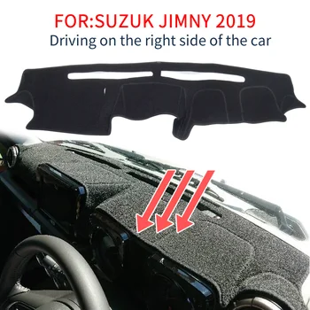 Smabee Bord Mat Dashmat pentru Suzuki Jimny 2019 2020 Anti-Alunecare Mat tabloul de Bord Pad Acoperire Parasolar Dashmat Covor Negru Accesorii