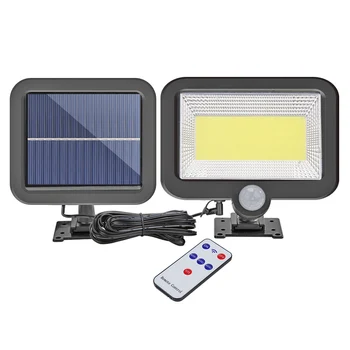 Solar Stâlpului de Lumină Led Solar de Perete de Lumină IP65 LED Solar de Perete de Lumină de Control de la Distanță Umane Senzor de Mișcare în aer liber Lampa de Gradina