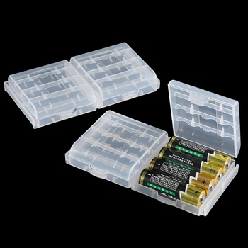 SOONHUA 10 Buc Plastic Dur Caz Baterie Suport Multifunctional Cutie de Depozitare Transparente Cazul Titularilor Acumulator Accesorii