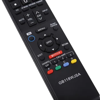 SOONHUA Nou Portabil GB118WJSA Negru Universal Control de la Distanță 2AAA de Înlocuire Controler Cu Delicate Cheie Pentru Sharp LCD LED TV