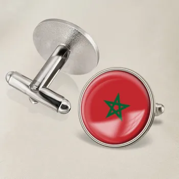 Stema din Maroc Marocan Drapelul Național cu Emblema Butoni