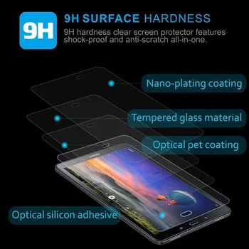 Sticla temperata pentru Samsung Galaxy Tab 7.0, 8.0 Și 9.7 10.1 2016 T280 T285 T350 T355 T550 T580 T585 A6 P580 Tableta cu Ecran Protector