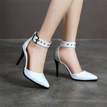 Stilet Femei Pompe De Pantofi Cu Toc Sandale Gladiator Petrecere De Nunta Tocuri Inalte Scarpin Femeie Mică De Mari Dimensiuni 33 - 50