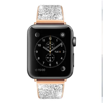 Stras Diamant din Oțel Inoxidabil, Bucla curea Pentru apple watch band 44mm 40mm Brățară de Metal Pentru iwatch Serie 4/3/2/1 38mm 42mm