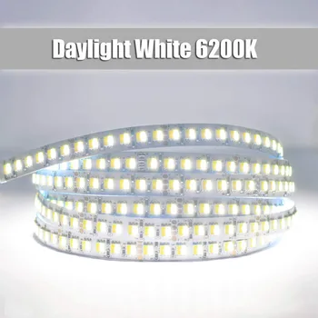 Strălucitoare Acordabile Alb LED Strip Lumini Reglabil Temperatura de Culoare Alb Cald 3000k pentru Alb Rece 6000k DC24V 600LEDs ST28