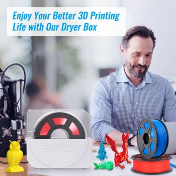 SUNLU FDM Imprimantă 3D cu Filament Uscător S1 Vânzare Fierbinte Uscare Cutie de Stocare de Economisire Aride Material Mașină Păstrarea Filament Uscat Titular.
