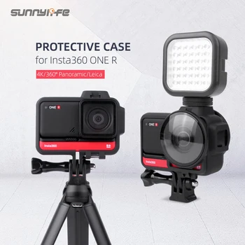 Sunnylife Caz de Protecție Carcasă de Frontieră Capacul Obiectivului Paznici Protector pentru Insta360 O R Panorama Dual-Lens Camera Sport