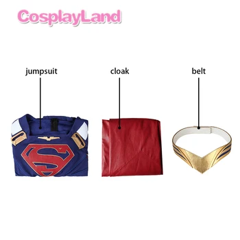 Supergirl Cosplay Costum Fantezie Petrecere De Halloween Costume Supergirl Sezonul 5 Kara Zor-El Costum De Super-Erou Cosplay Accesorii