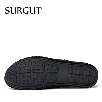 SURGUT Bărbați Clasic Moale Sandale Confortabile Oameni Noi Vara Pantofi Rece Roman de Înaltă Calitate de Agrement Plaja Barbati Pantofi de Dimensiuni Mari 38-48