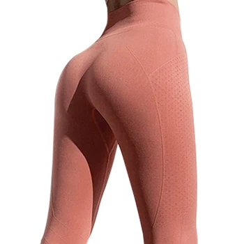 SVOKOR Talie Mare fără Sudură Yoga Pantaloni Push-Up Sport Jambiere de Fitness Rulează Activewear Femei Pantaloni Sport Solid Energie Jambiere