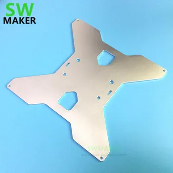 SWMAKER TEVO Tarantula Imprimantă 3D din aluminiu Y Transportul încălzit Placa suport a face Upgrade de oxidare de tip pentru HE3D /Tarantula Imprimantă 3D