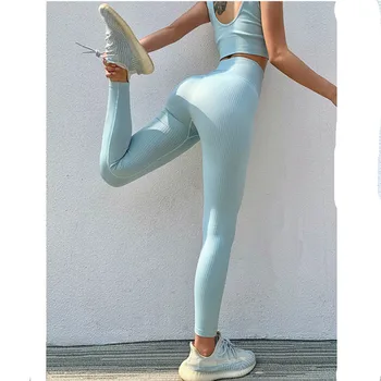 Talie mare Sală Fata leggins fără Sudură Jambiere Push-Up Leggins Sport Femei Fitness Rulează Pantaloni de Yoga Energie fără Sudură Jambiere