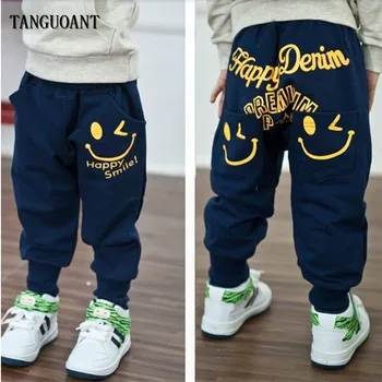 TANGUOANT Vânzare Fierbinte Copii pantaloni de bumbac pentru Băieți și Fete Pantaloni Casual 2 Culori Copii pantaloni Sport pantaloni Harem