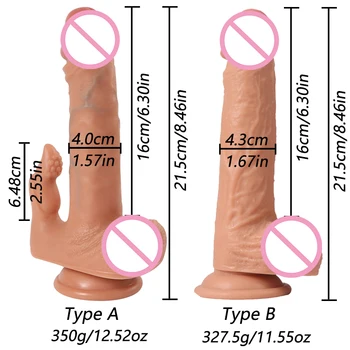 Telecomanda Wireless Leagăn Dublu vibrator Super Mare Penis artificial Masturbari Stimulator Vibrator Vaginal Realist Penisul Jucarii Sexuale