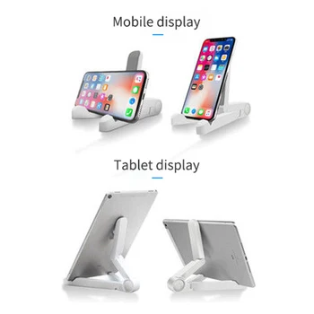 Telefon mobil Stand Universal Desktop Suport Multi-unghi dual axe de ajustare suport comprimat Telefon mobil Suport pentru iphone Huawei