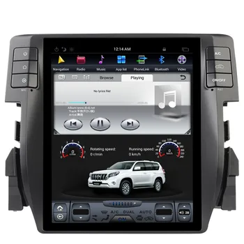 Tesla stil Multimedia Masinii Nu DVD Player, Navigatie GPS Pentru toate modelele Honda Civic 2016 2017 2018 capul unitate stereo multimedia radio Gps-ul