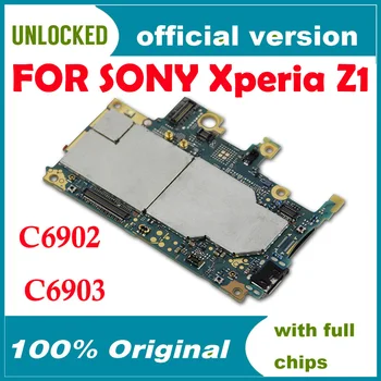 Testat Bine Si Original Placi De Logica Deblocat Placa De Baza Pentru Sony Xperia Z1 L39h C6903 Cu Chips-Uri Placa De Baza Transport Gratuit