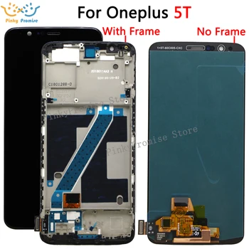 Testat OLED pentru Oneplus 5T A5010 Display LCD Touch Screen Digitizer Asamblare 2160*1080 Cadru cu instrumente