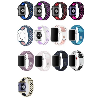 TIke Toker,Brand Sport, curea Silicon pentru Apple Watch Band 42mm Bratara Bratara pentru Apple Watch Curea de Cauciuc iwatch 3/2/1
