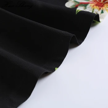 Timp Boho Dress 6XL 7XL Femei Plus Dimensiune Tricou Negru Rochie Toamna anului 2018 Talie Folie Full Sleeve Print Floral Office Maxi Rochie Doamnă