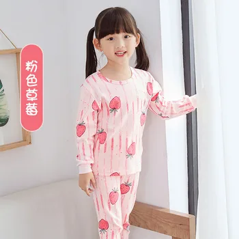 Toamna Băieți Lung Bumbac Seturi de Pijamale 2020 Drăguț Acasă Pijamale Fete Mult Copii Pijamas Fata Top + Pantaloni O-gât Fată Set de Pijama