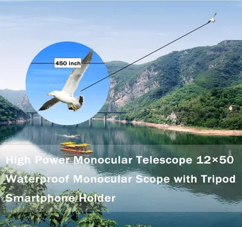 TOKOHANSUN 40X Zoom Monocular Telefon Mobil Telescop 40x60 Pentru Iphone, Huawei, Xiaomi Smartphone-uri lentile de aparat de Fotografiat în aer liber Vânătoare