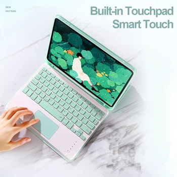 Touchpad Caz de Tastatură pentru iPad Pro 11 2020 Aer 3 10.5 Pro 10.5 7 10.2 9.7 2018 Acoperire W Creion funda touchpad Tastatura