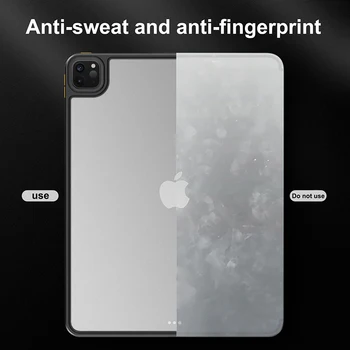 Transparent Caz Pentru Apple iPad Pro 11 2020 Anti-rezistent la Șocuri Clar Tablete de Caz Pentru iPad Pro de 12.9 inch 2020 Acrilice Capacul din Spate