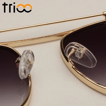 TRIOO Supradimensionat ochelari de Soare pentru barbati Grey Gradient de Lux de sex Masculin ochelari de Soare de Design de Moda de Aur Mare Oculos de sol de Înaltă Calitate