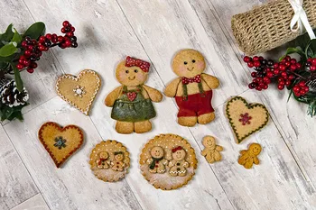 Turtă dulce Cookie Mucegai Crăciun Mucegai Silicon Cookie Instrumente de Ambarcațiuni Bărbați și Femei Nordice Inima Cadouri de Crăciun și Decorații de Brad