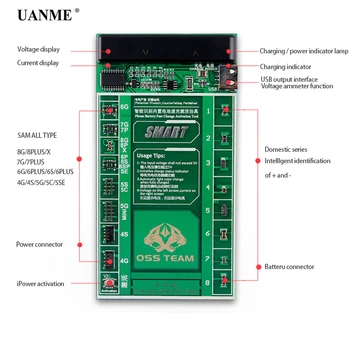 UANME 2 in 1 de SmartPhone-Baterie de Încărcare Rapidă și de Activare Bord Pentru iPhone 7 7Plus 6 6s 5 5s 4 4s Telefon Mobil, Instrumentul de Reparare