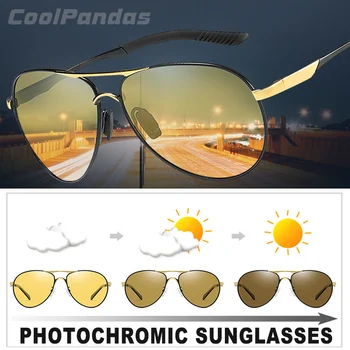 Unisex Aviației de Conducere Fotocromatică ochelari de Soare Femei HD Polarizate Galbene Lentile Cameleon ochelari de Soare Barbati oculos Accesorii Auto
