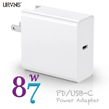 URVNS 87W USB C PD Încărcător Tip C Rapid Încărcător de Perete Putere Livrare Pliabil Adaptor Pentru MacBook Samsung Nexus, ASUS, Acer, Dell