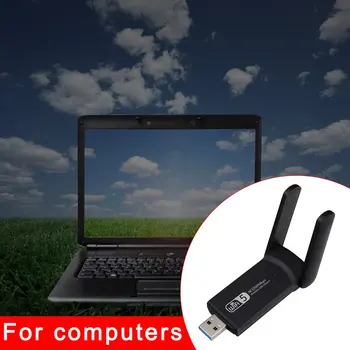 USB 3.0 1200Mbps Adaptor Wifi pe 5GHz Dual Band 2.4 Ghz 802.11 AC RTL8812BU Antena Wifi Dongle placa de Retea Pentru Laptop Desktop